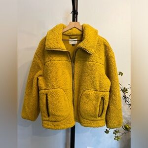 Gold Fuzzy Jacket